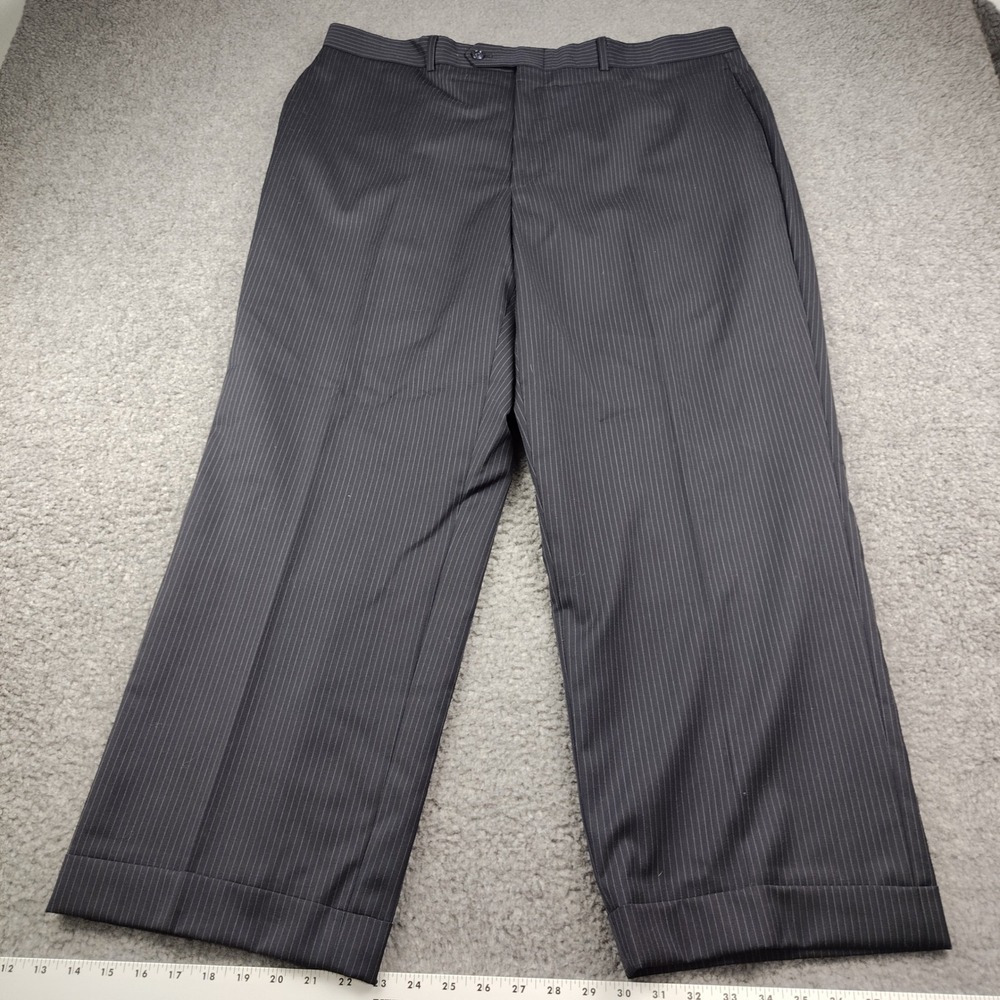 Donald J. Trump Wool Dress Pants Mens 40x28 Signature Collection Black EUC